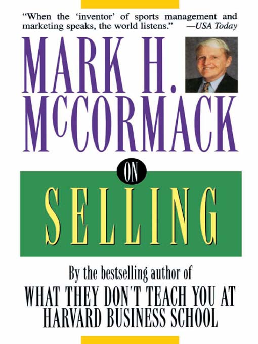 Title details for On Selling by Mark H. McCormack - Available